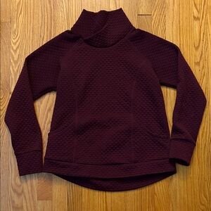 Jones New York Deep Burgundy Cowl Neck Sweater